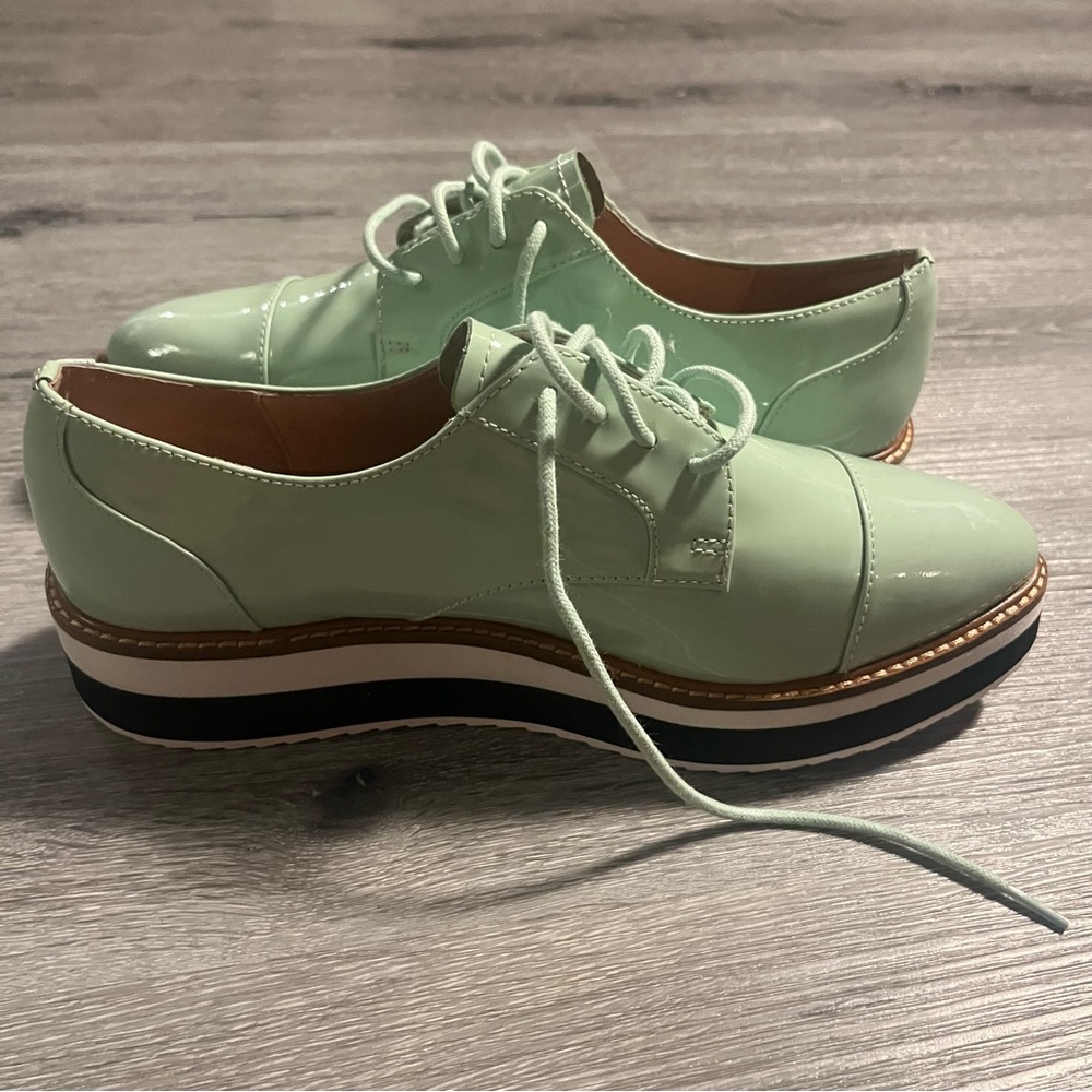 Halogen Mint Green Platform Shoes - image 5
